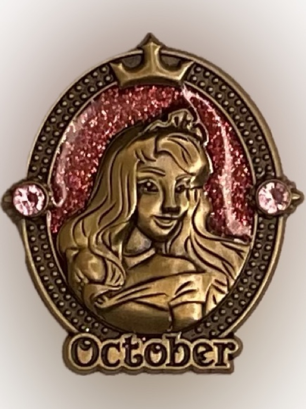 Disney Trading Pin Princess Aurora Birthstone October
